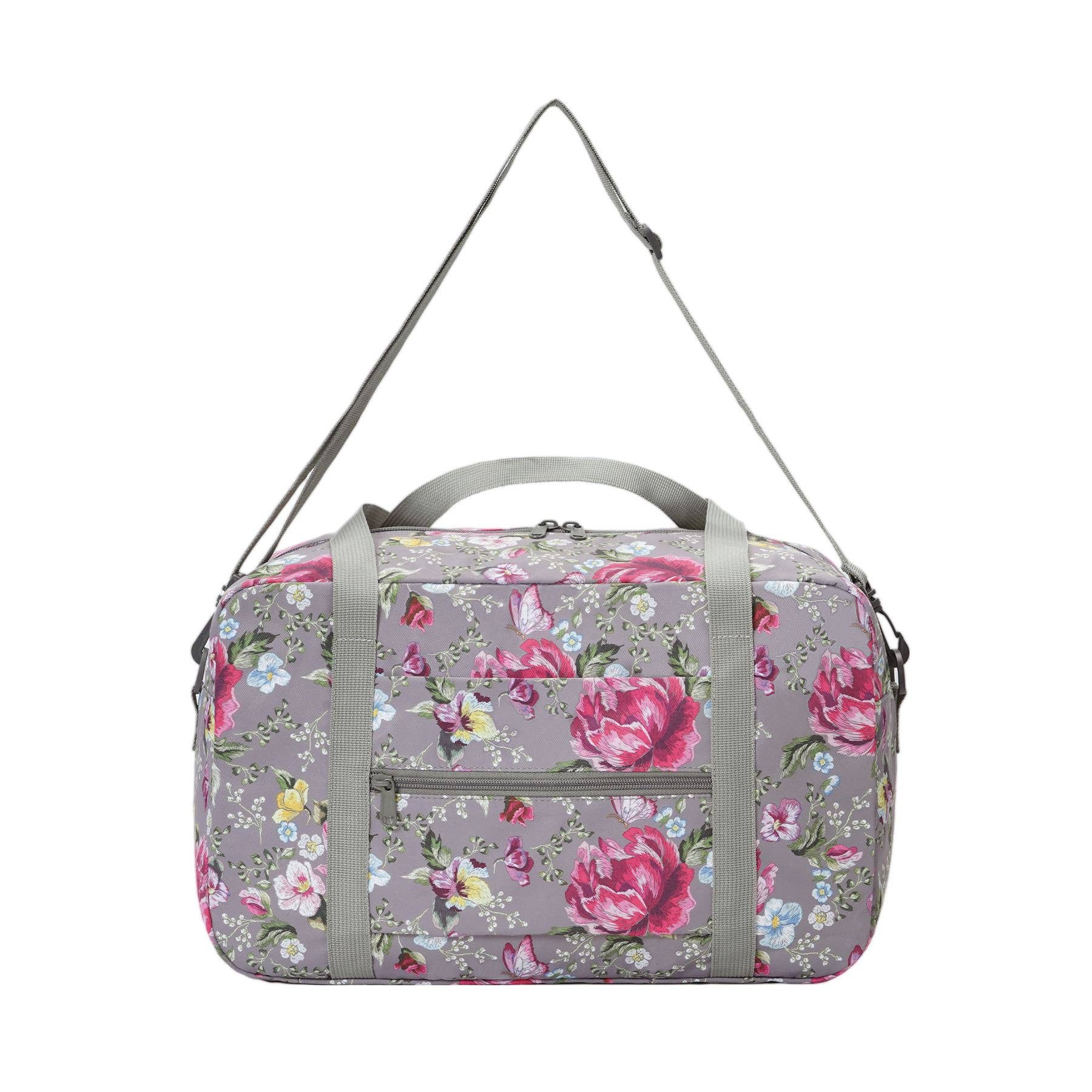 wandf – Saco de viagem - Mulher por atacado – Mala de Viagem Impressa 20L Armazenamento Sob o Assento para Companhias Aéreas40