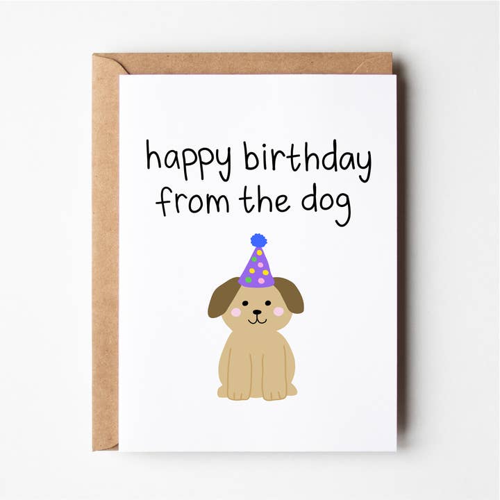 Friends of Henry Paper Co - Wholesale Birthday card - Happy Birthday from the dog
