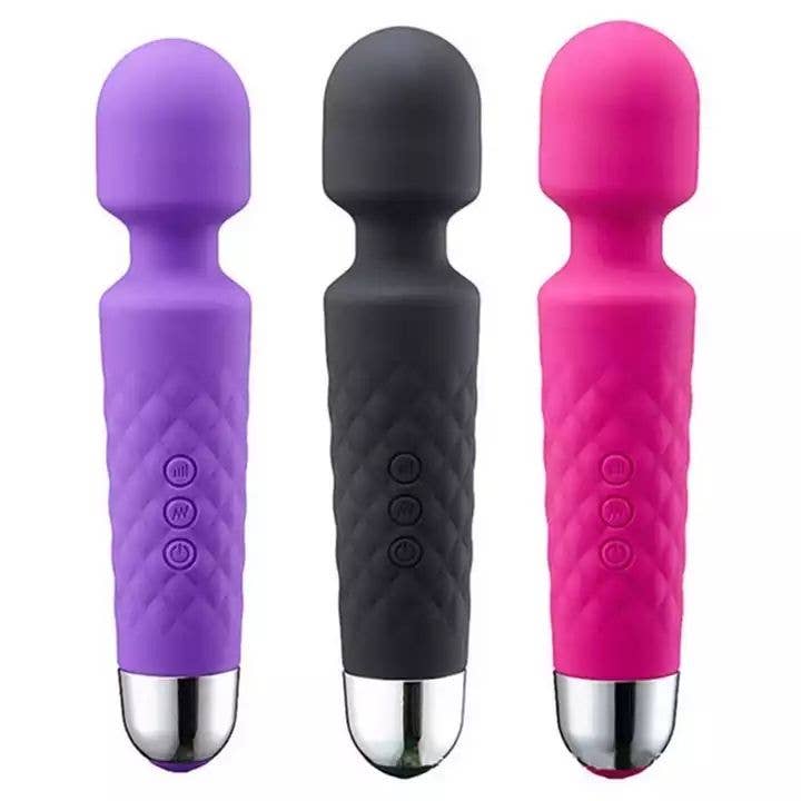 Mix Match Colors 20 Speed Waterproof Wand Vibrator for Women Massage Toy for wholesale on Faire2