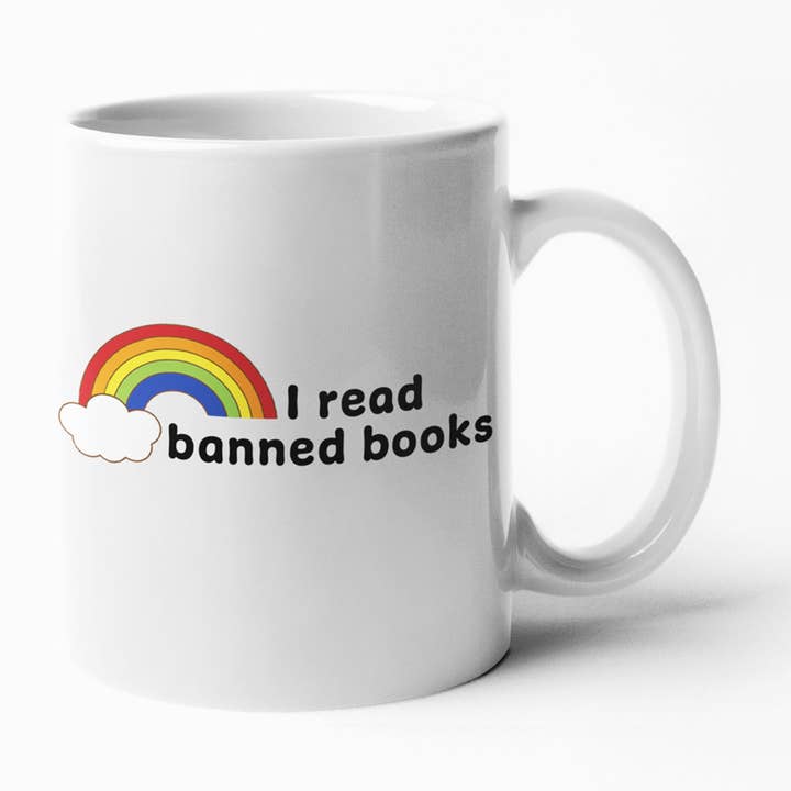 I Read Banned Books - Coffee Mug for wholesale by Calm Down Caren