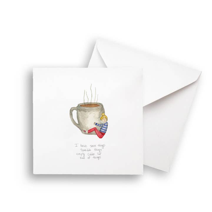 French Graffiti - Wholesale Tea towel - I Have Seen Terrible Things5