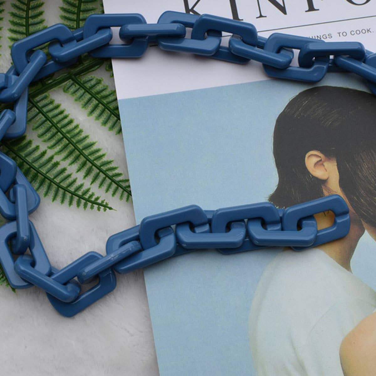 ACCITY - Wholesale Bag Strap - Women's - Acrylic Square Multi-Color Bag Chain,Bag Strap_CWMM50934