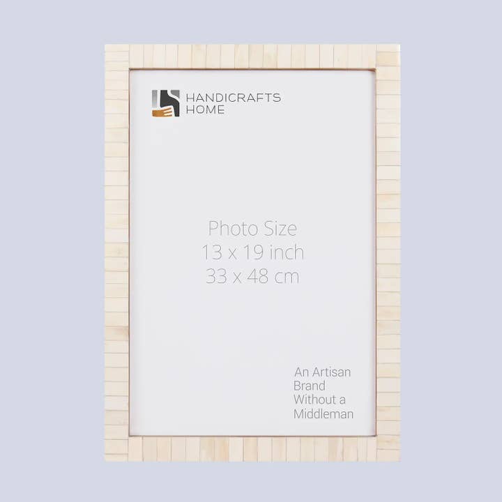 Poster Frames Classic White Bone Inlay Collection, 23 Sizes for wholesale by Muqeem & Brothers