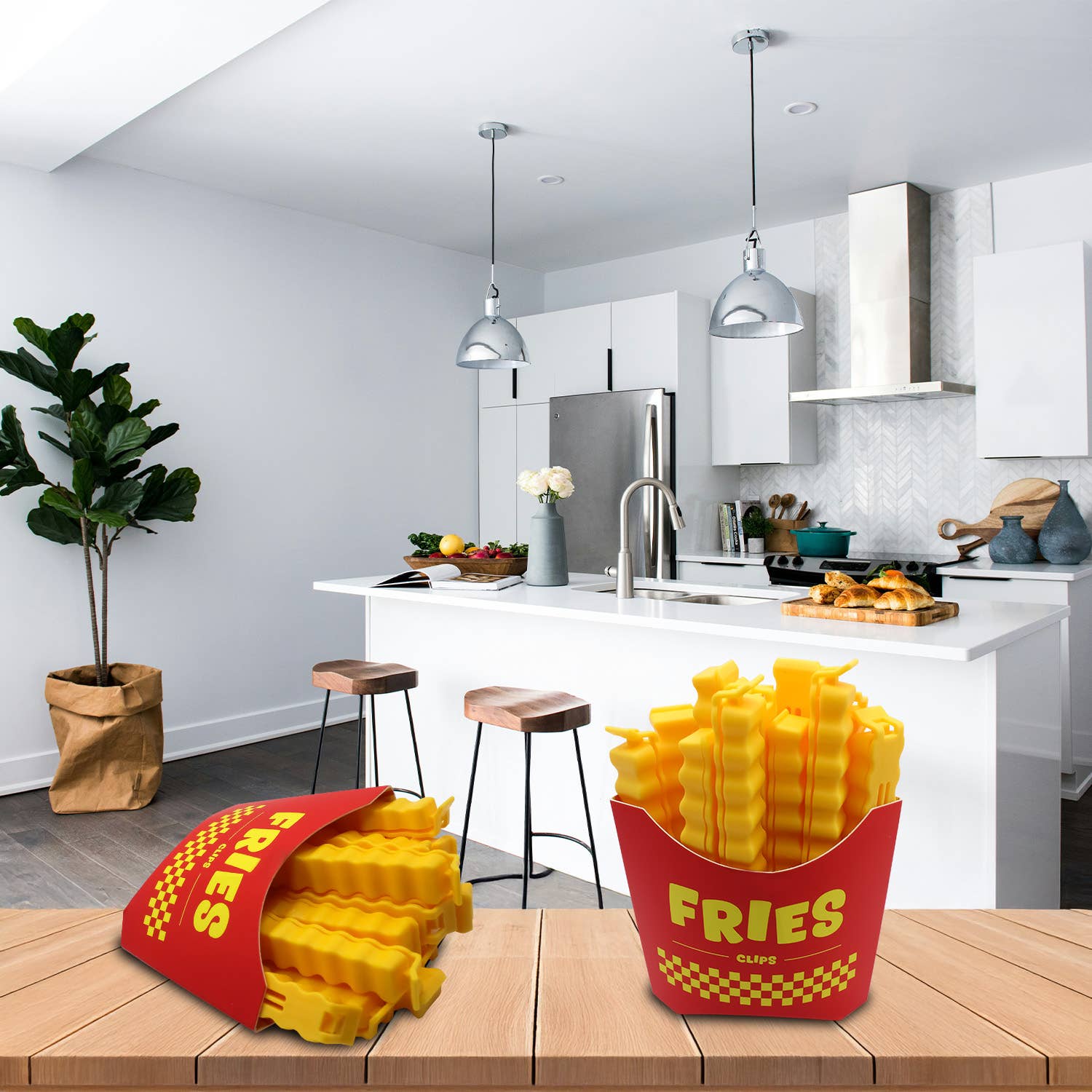 Mad Monkey GmbH - Wholesale Kitchen Tool/Gadget - Mad Monkey - "Fries" Sealing Clips1