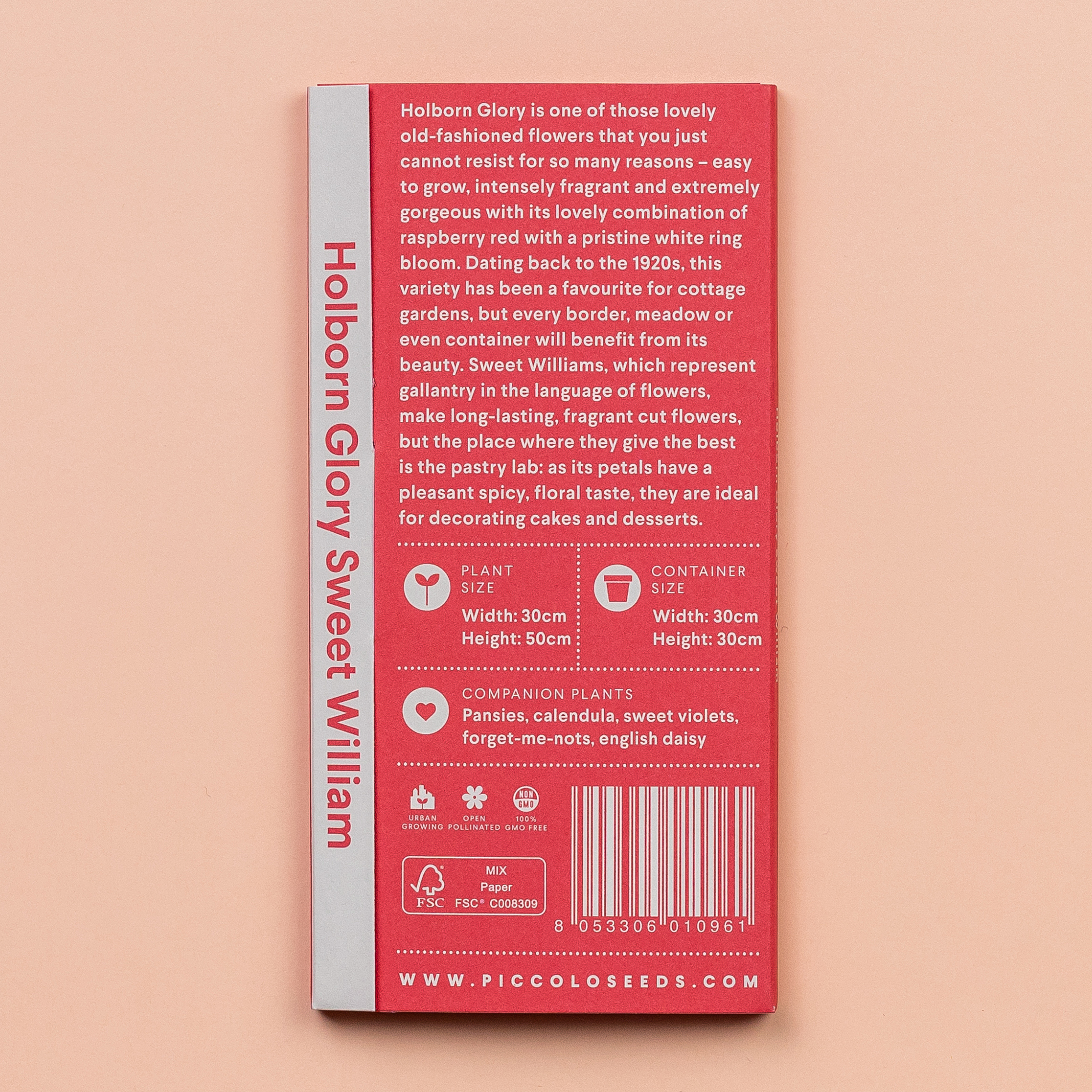 Piccolo Seeds - Wholesale Plant Seeds - Sweet William Holborn Glory2