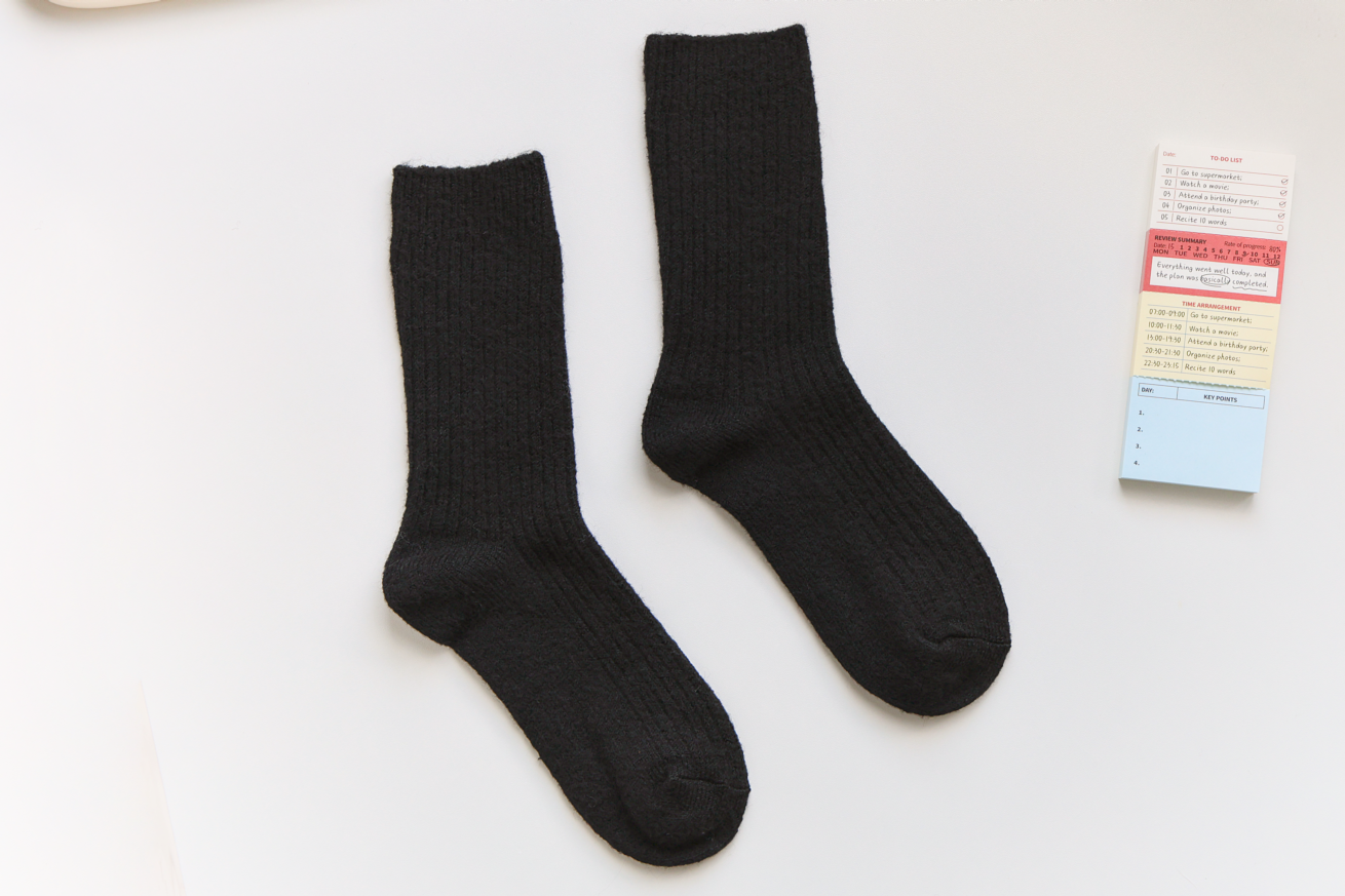 Happy Knits - Wholesale Socks - Women's - Warm Cashmere & Wool Blend Socks – Solid Colors for Winter0