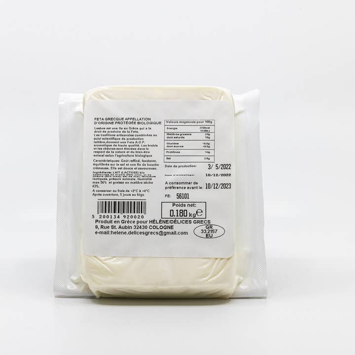Helene Delices Grecs – Engroshandel Ost – FETA BIO BOB 180g