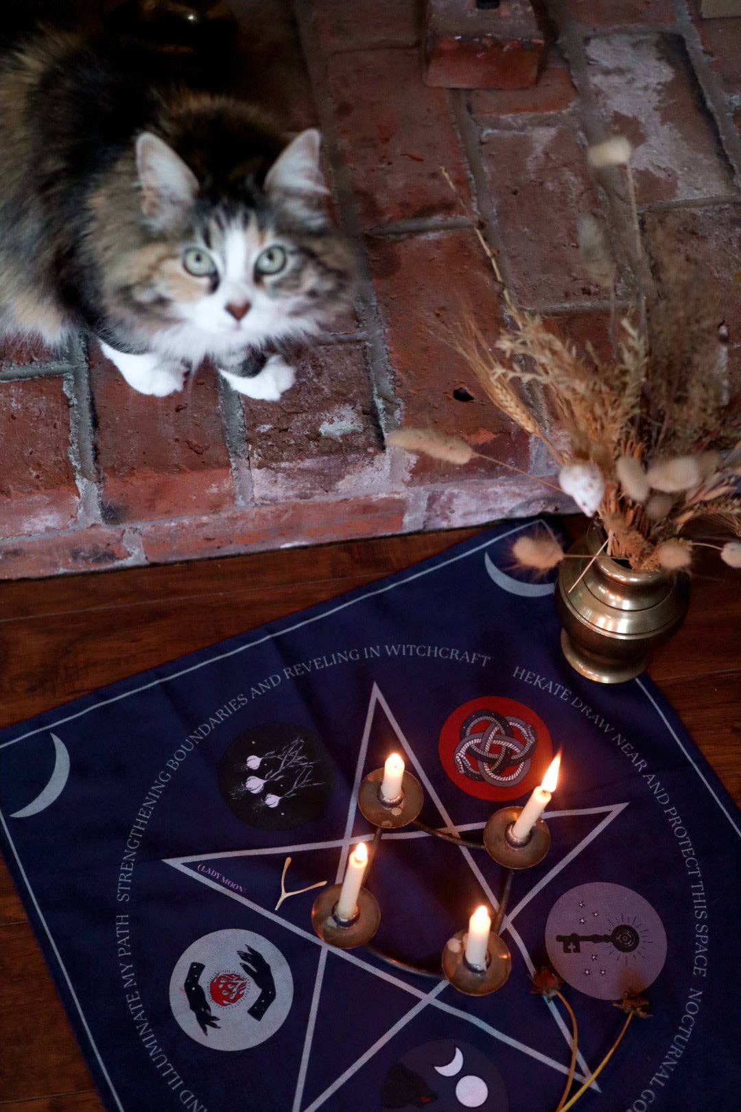 Lady Moon Co.® - Venta al por mayor Bandana - Mujer - Bandana de Tela de Altar: Hécate4