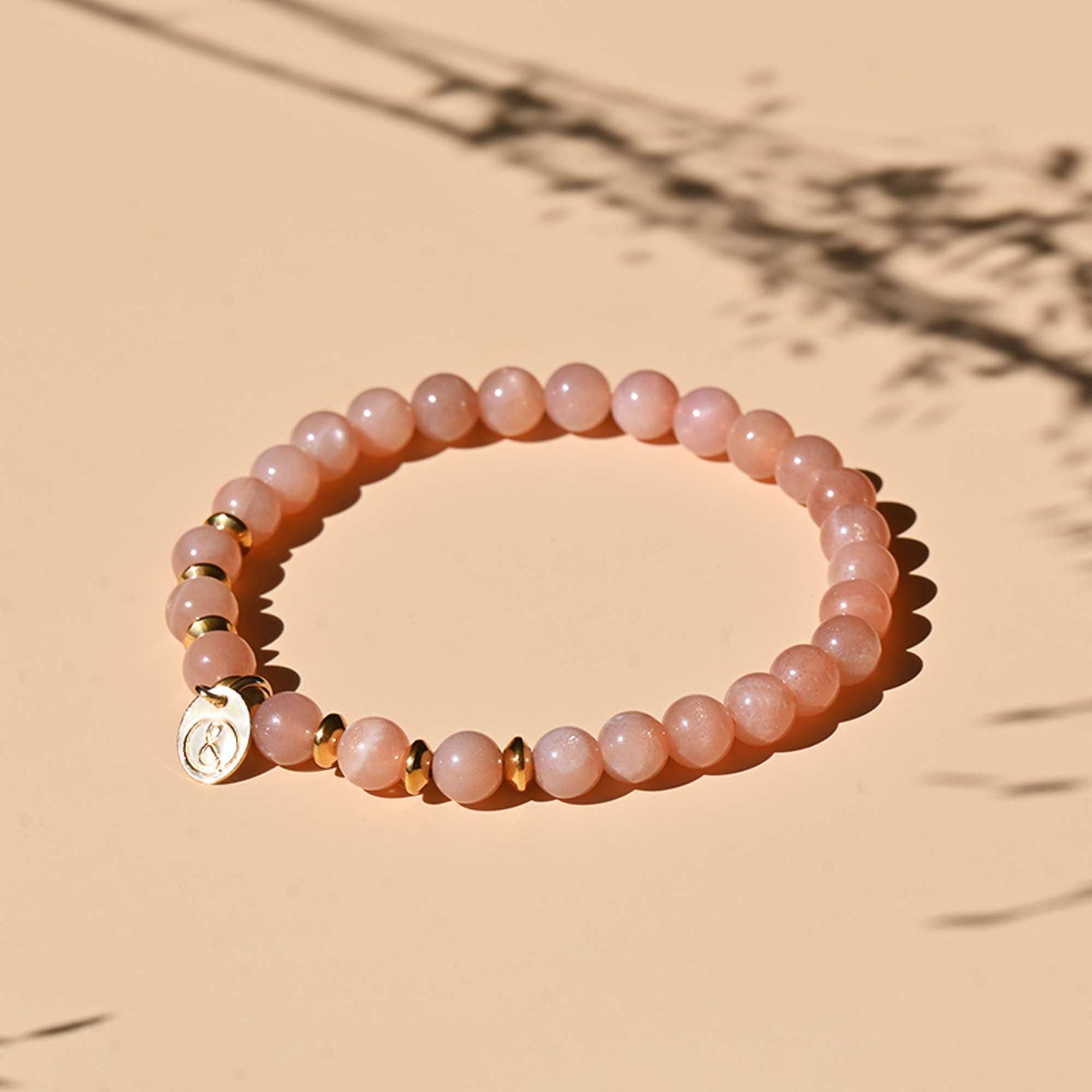 Irréversible - Wholesale Beaded Bracelet - Bracelet adulte pierre naturelle, or - pierre du soleil0