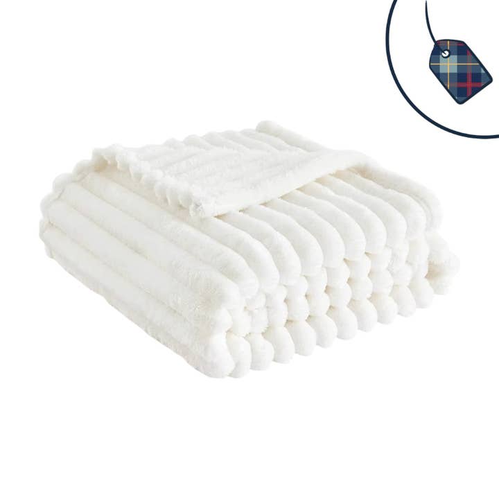 VewoTex - Wholesale Throw Blanket - Premium cuddle blanket in corduroy look » Throw blanket 150 x 200 cm » Bedspread » Thick throw blanket 450 gsm2