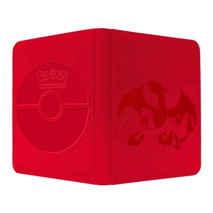 Série Élite : Pro-classeur à fermeture éclair 9 pochettes Charizard pour cartes Pokémon Ultra Pro pour la vente par Cardshouse