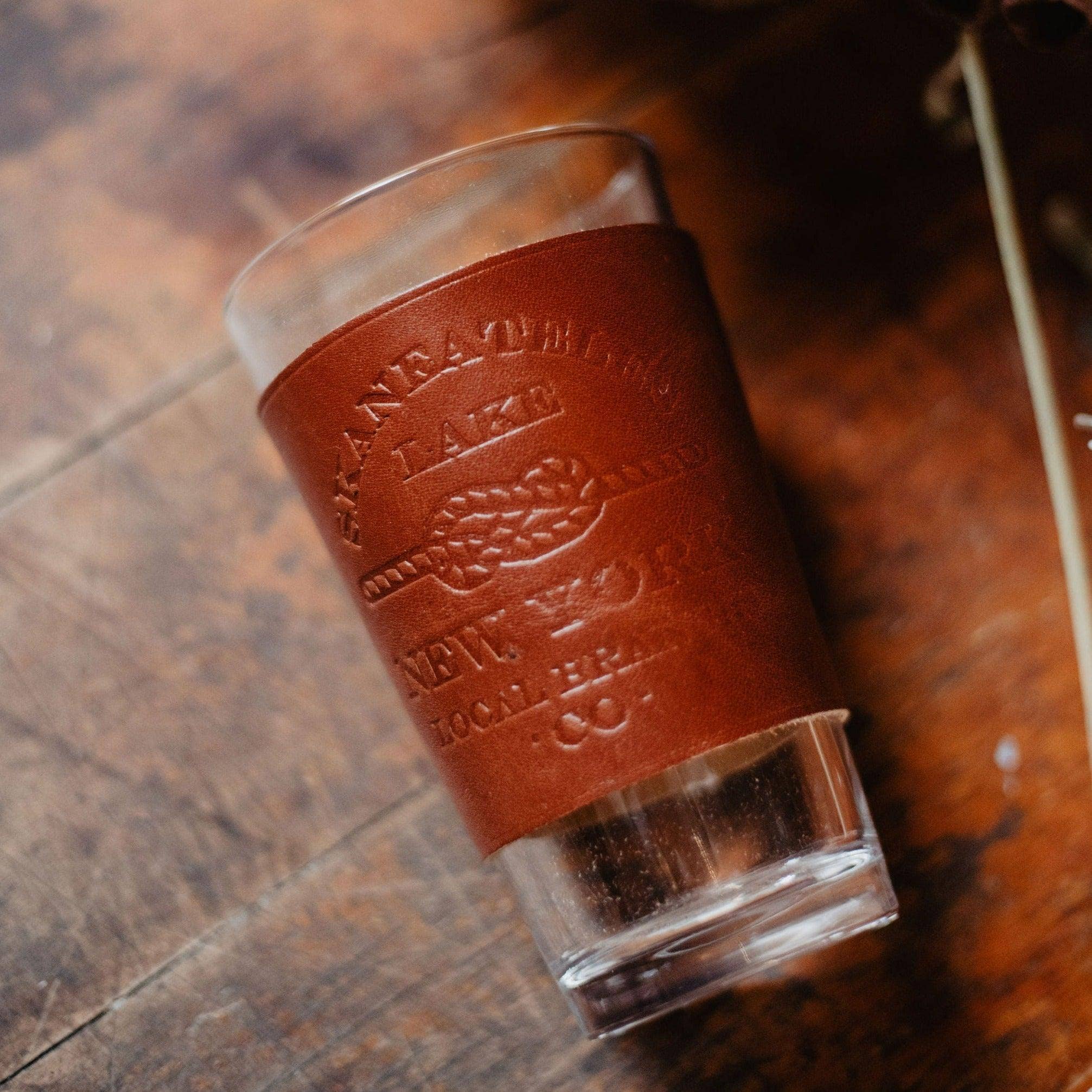 The Local Branch - Wholesale Beer Glass/Mug - Custom Leather Pint Glass4