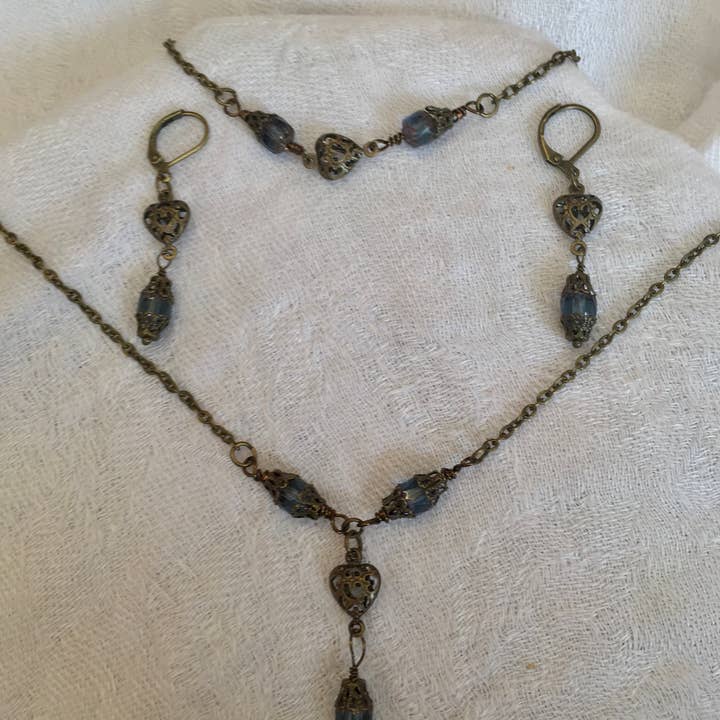 Cathedral Hearts Jewelry Set for wholesale by The Atlas Rose And Key