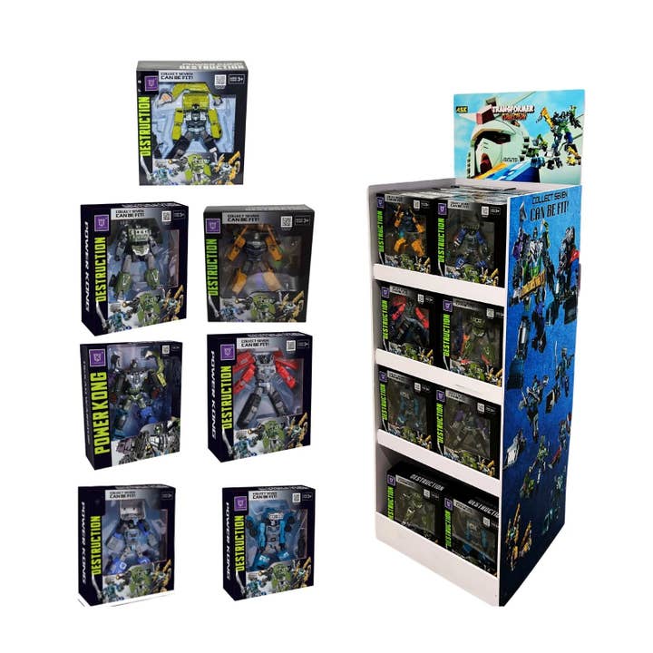 A.S.K Transformer Toy Series 56CT Floor Display for wholesale by K & S WHOLESALE INC