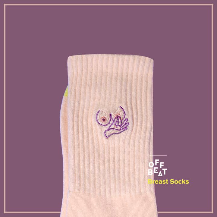 Offbeat - Wholesale Socks - Unisex - Bestickte Brust I Großhandel3