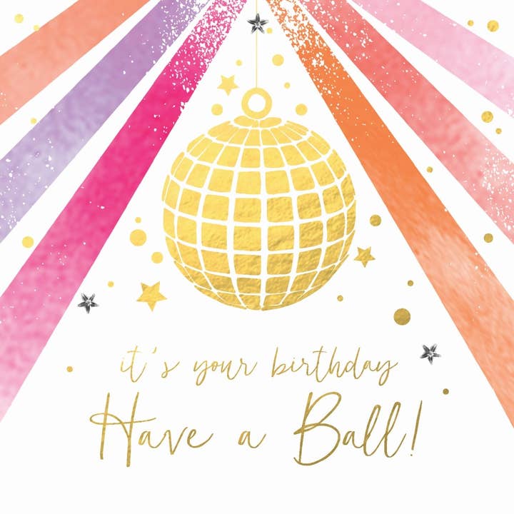 ¡Es tu cumpleaños, pásalo bien! Tarjeta de felicitación hecha a mano para venta al por mayor de The Handcrafted Card Company