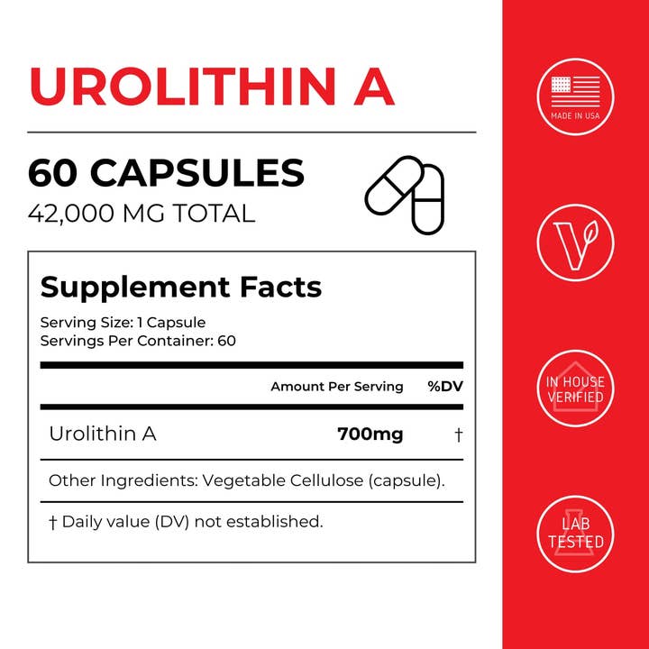 Neurogan Health – Großhandel Nahrungsergänzungsmittel/Vitamin zum Einnehmen – Urolithin-A-Kapseln1