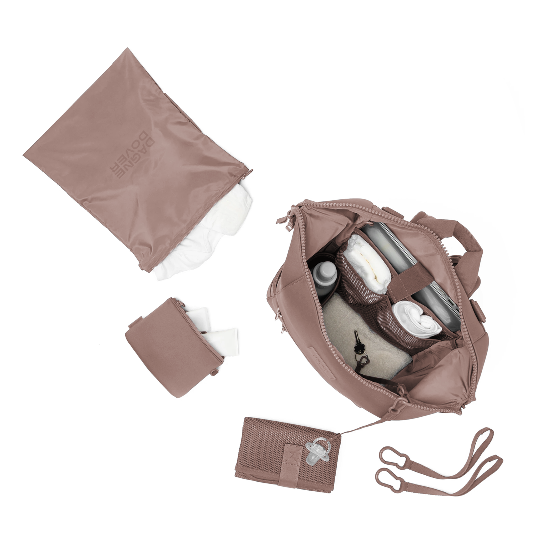 Dagne Dover - Wholesale Diaper Bag - Baby - Indi Diaper Backpack in Dune, Large2