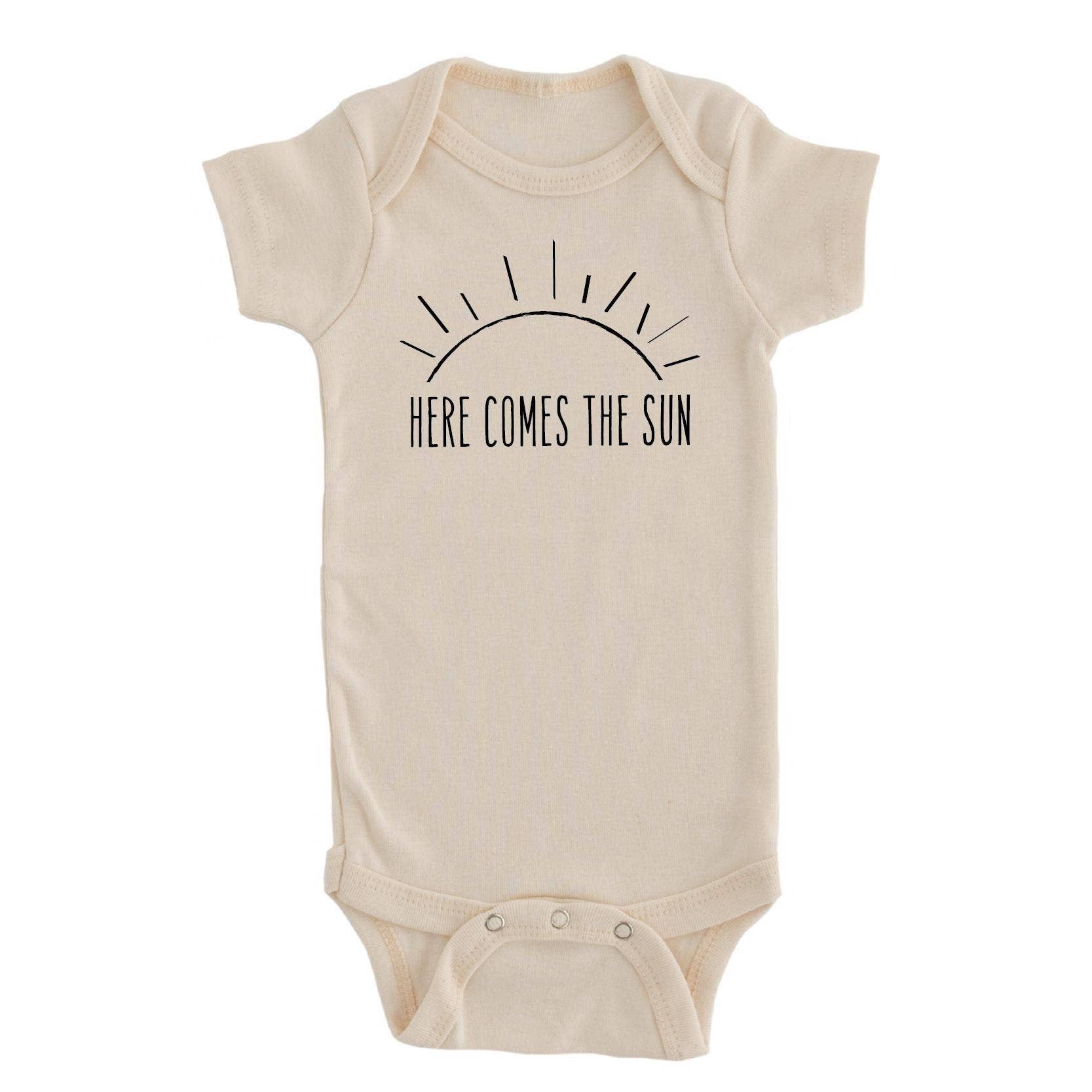Nature Supply Co - Wholesale Bodysuit (Non-Footed) - Baby - Here Comes the Sun Baby Bodysuit | Onesie | Baby Clothing0