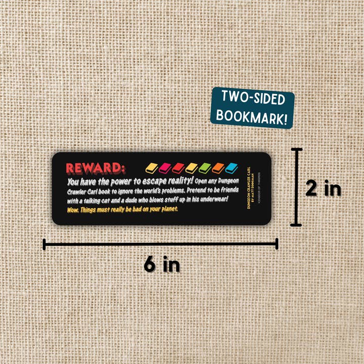 Kingdom of Threads - Wholesale Bookmark - New Achievement You Can Read Bookmark | Dungeon Crawler Carl1
