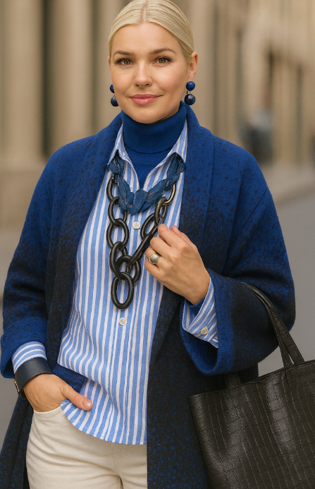 J'envie - Wholesale Coat - Women's - The Salzburg Ombre Coat2