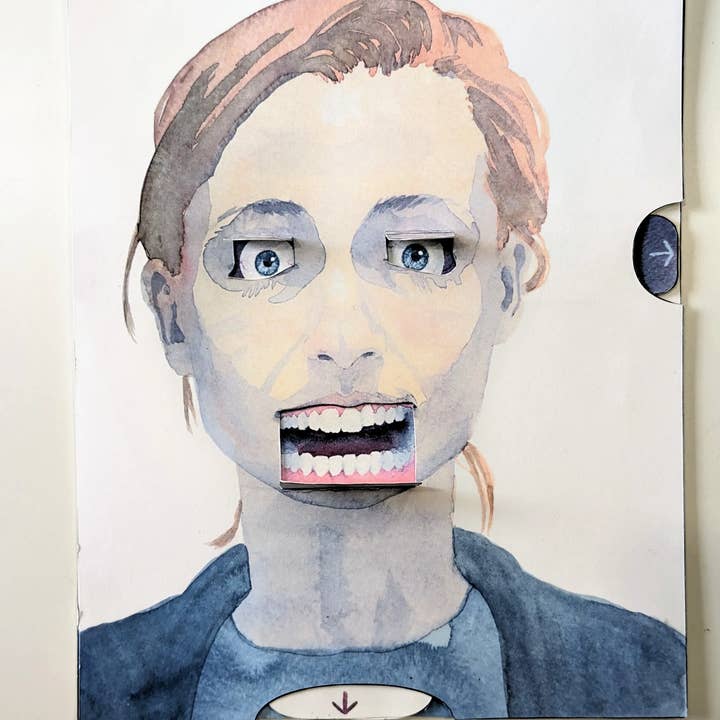 Poposition Press - Wholesale Book - Adult - Pull Me Apart Interactive Sketchbook