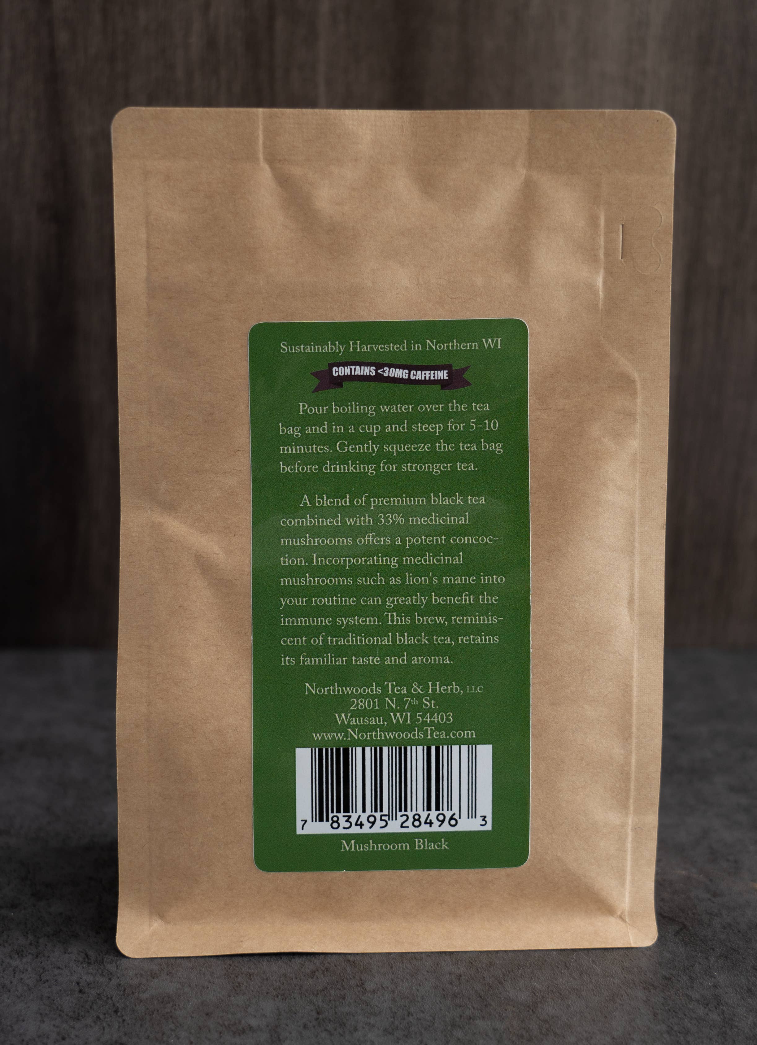 Northwoods Tea & Herb LLC - Wholesale Loose Tea - Mushroom Black Tea2