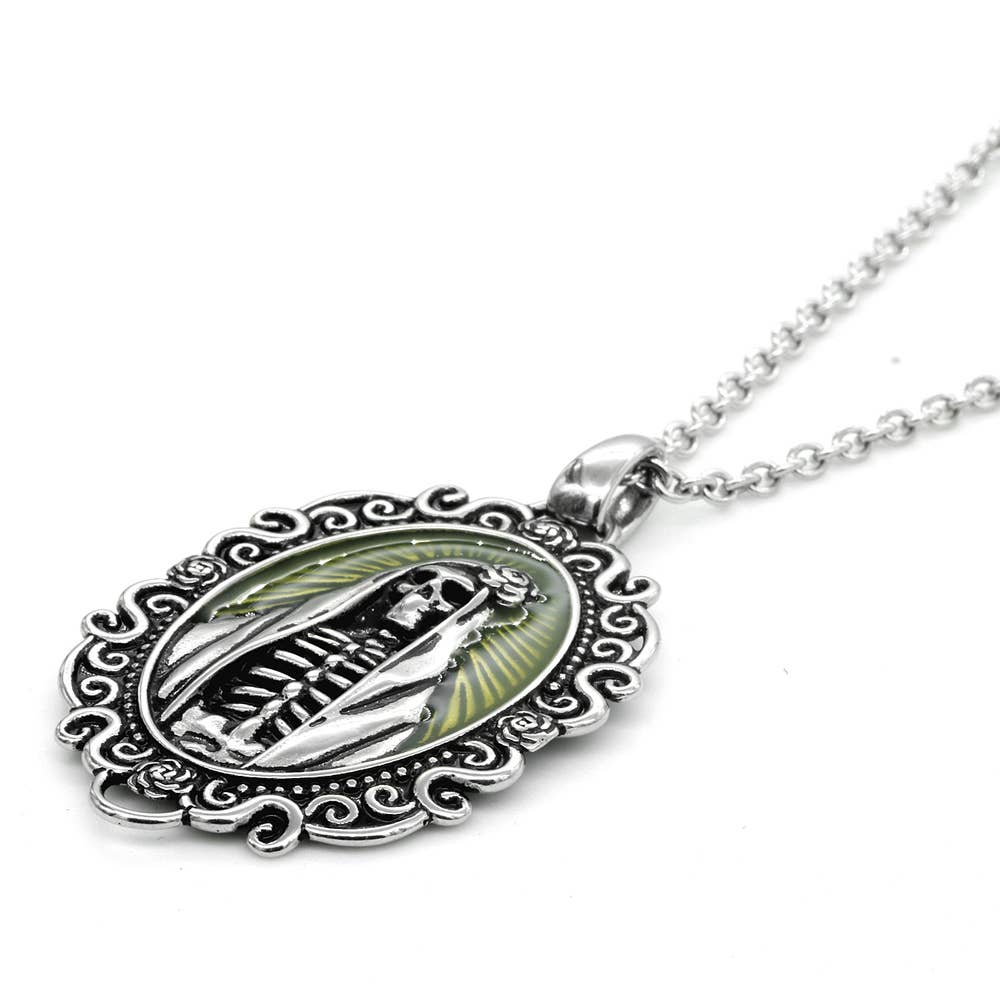 Controse - Venta al por mayor Collares con colgantes/abalorios - Collar Camafeo de Calavera de Madonna Controse4