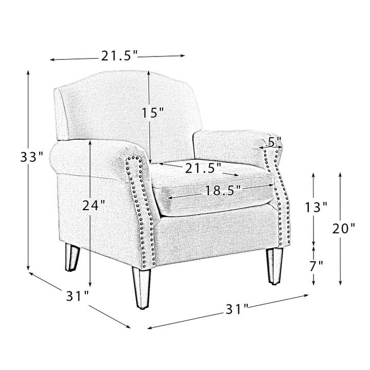 Karat Home - Wholesale Chair - Eric Armchair