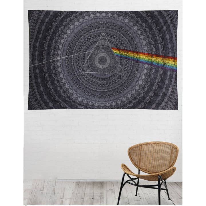 Sunshine Joy - Wholesale Tapestry/Textile - 3D Pink Floyd Tapestry DSOTM Shadows Packaged Tapestries