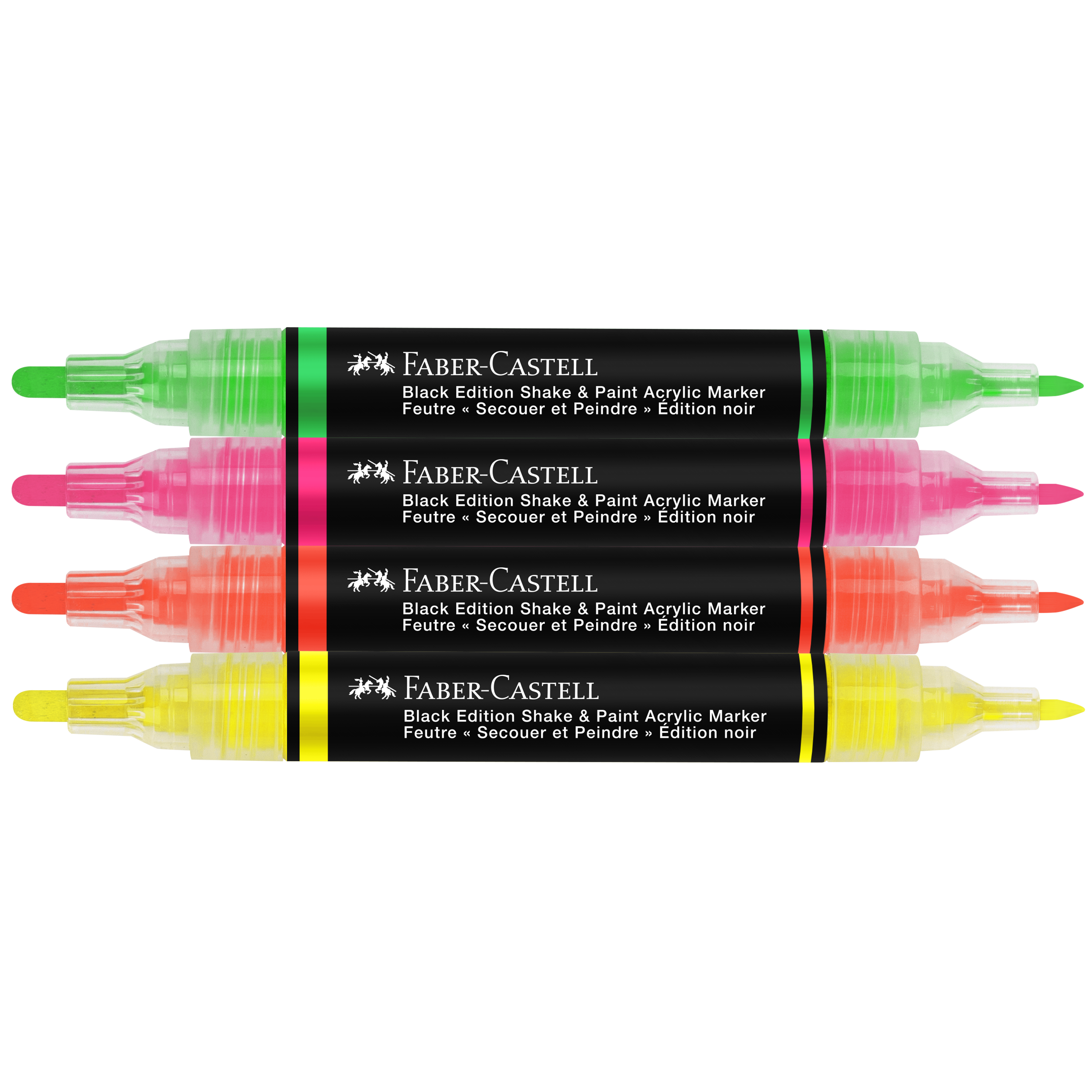 Faber-Castell / Creativity for Kids - Vente Marqueurs - Marqueurs Acryliques Shake & Paint 4 Ct Couleurs Néon9