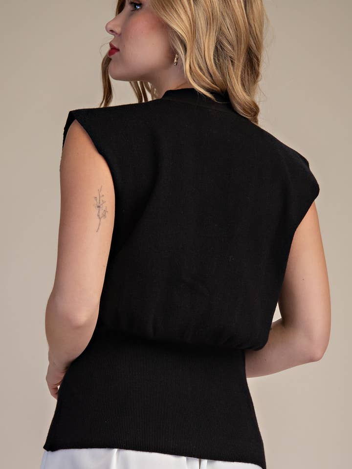 Glam - Wholesale Knit Top - Women's - Sleeveless V-Neck Knit Vest14