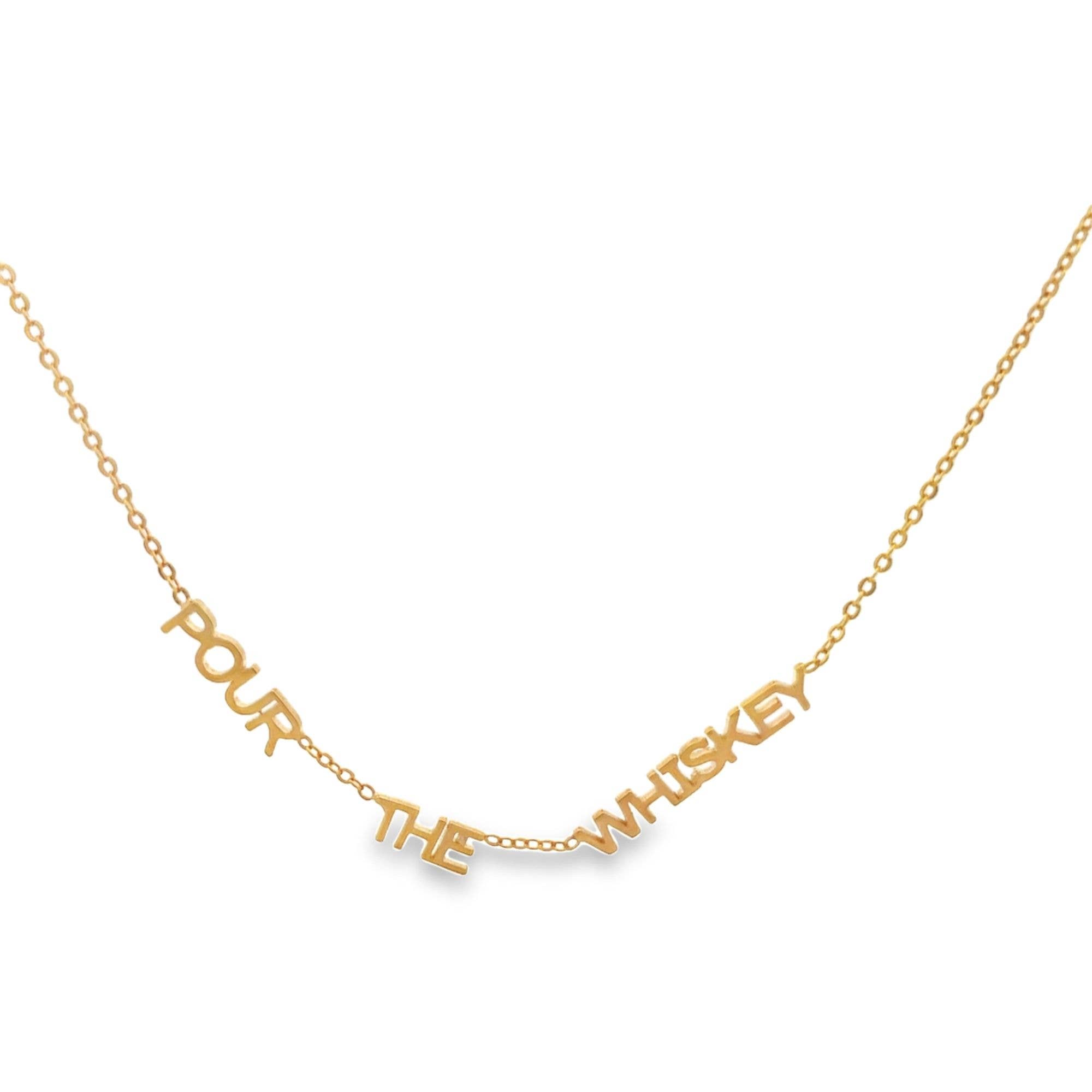 MIA Jewelry - Wholesale Pendant/Charm Necklace - Pour The Tequila Necklace, Pour The Rose Necklace, Pour The Whiskey Necklace (G75)5