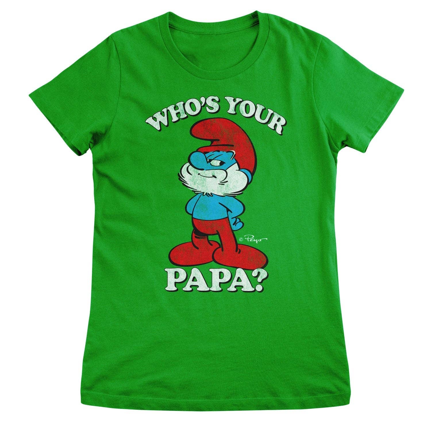Hybris Production AB - Vente T-shirt sérigraphié – enfant - Qui est ton papa ? T-shirt pour femme5