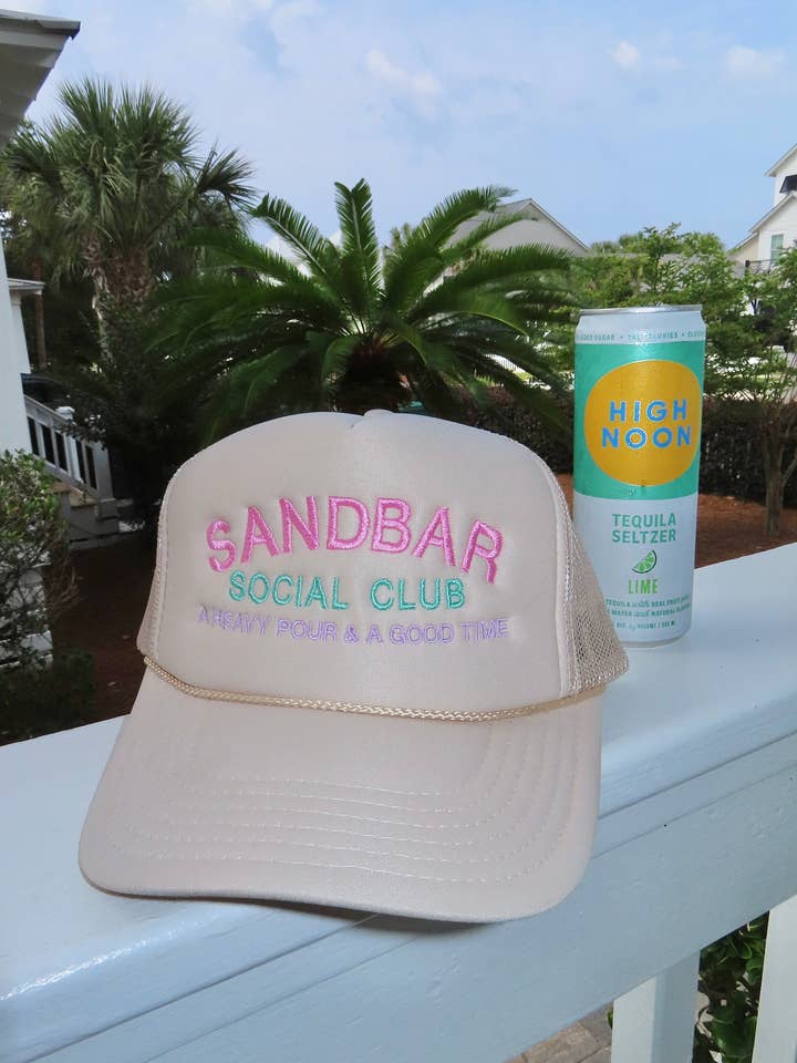 Sandbar Social Club - Light Beige for wholesale by Silly Goose Truckers