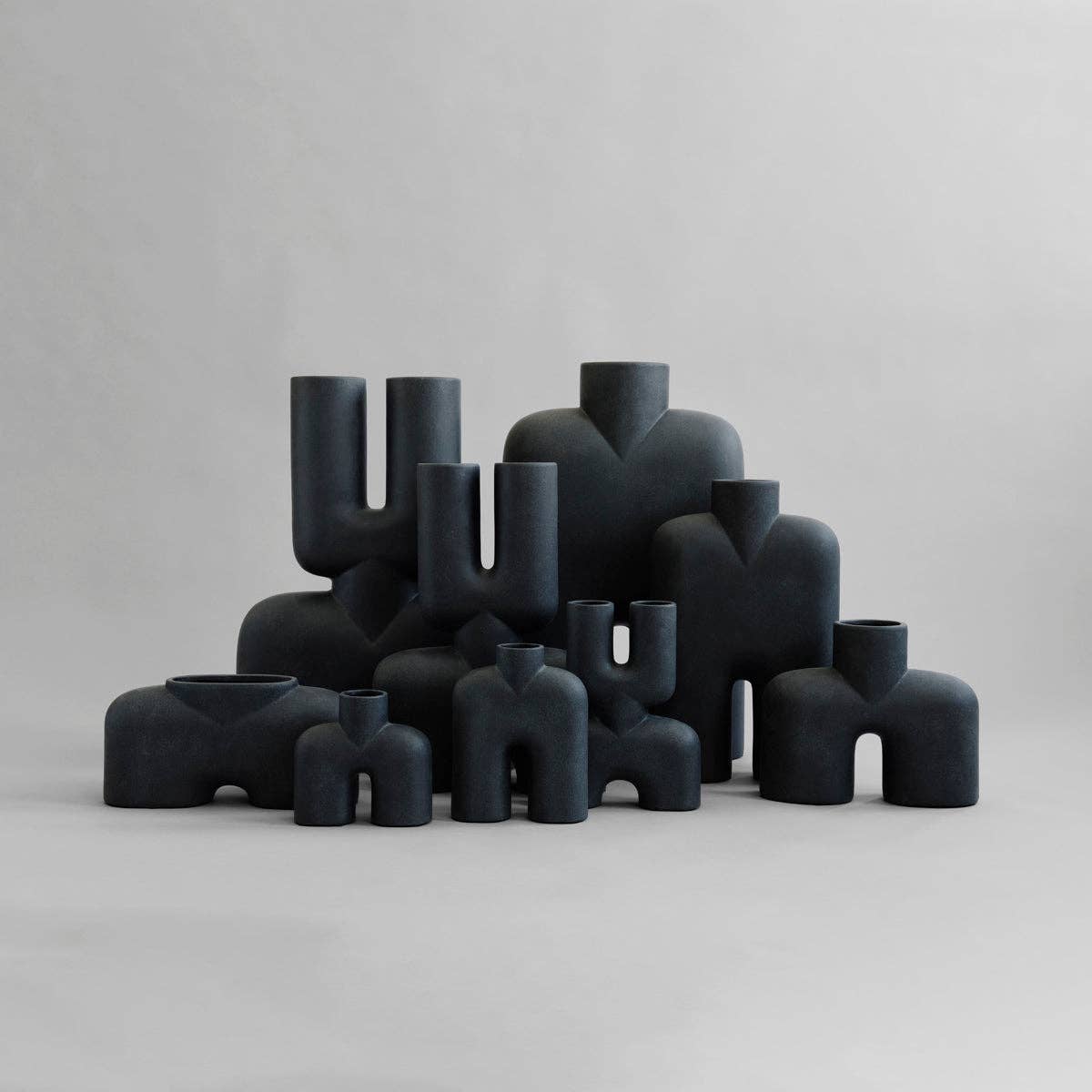 Studio Nordhaven - Vente Décorations de table - Cobra Double Medio - Noir6