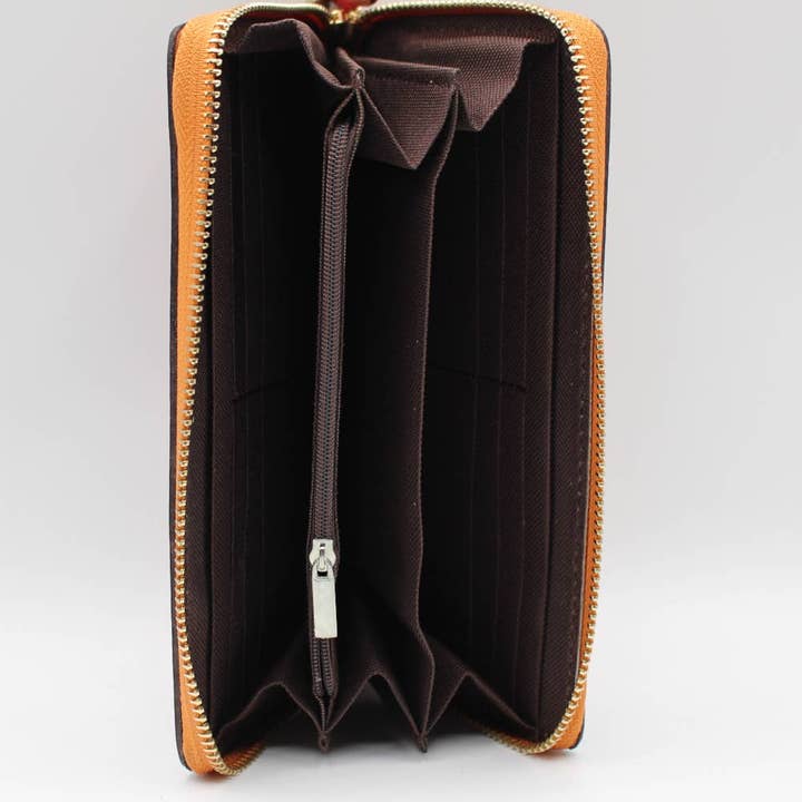 Sunflower Handmade leather inc - Vente Portefeuille – femme - Portefeuille Papillon en Cuir Fait Main - Xlw-192