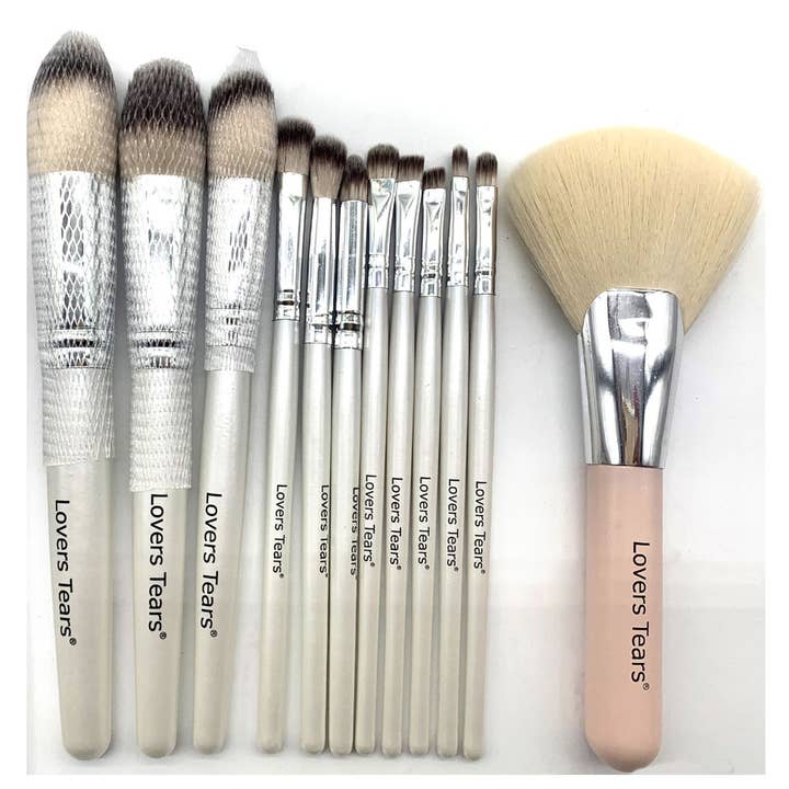 Sensibling Corp. – conjunto de escovas de maquilhagem por atacado – Conjunto de 12 Escovas e Suporte8