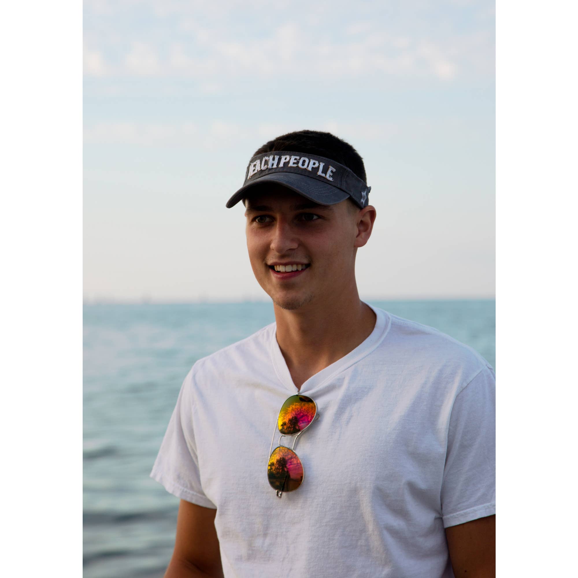 Pavilion - Venta al por mayor Visera - Unisex - Lake People - Sombrero con visera ajustable gris oscuro1