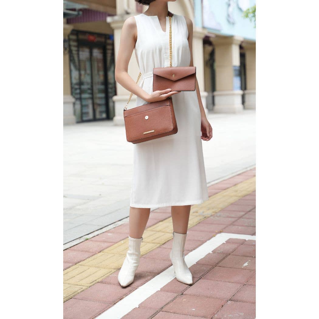 MKF Collection - Vente Sac à bandoulière – femme - Maribel Sac à main et portefeuille en cuir végétalien Femmes12