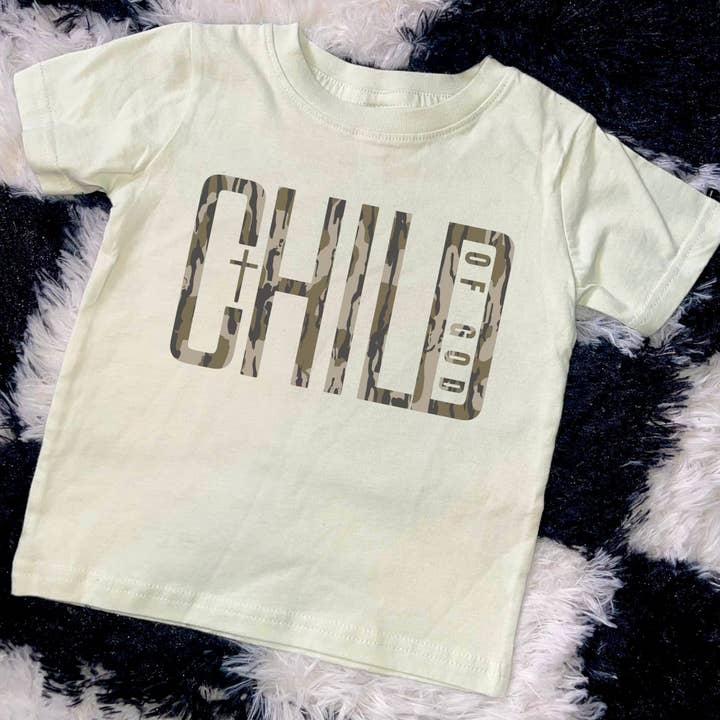 Child of God camo unisex shirt for wholesale by SDTINYTEES