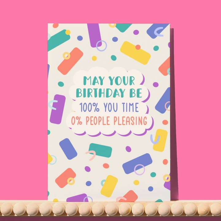 Sunshine Lane - Wholesale Birthday Card - 100% You Time Birthday Card0