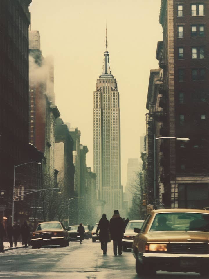 Acrylic Glass Artwork - NY City 01 (18 x 24 in) - Hartman AI for wholesale by Hartman A.I.