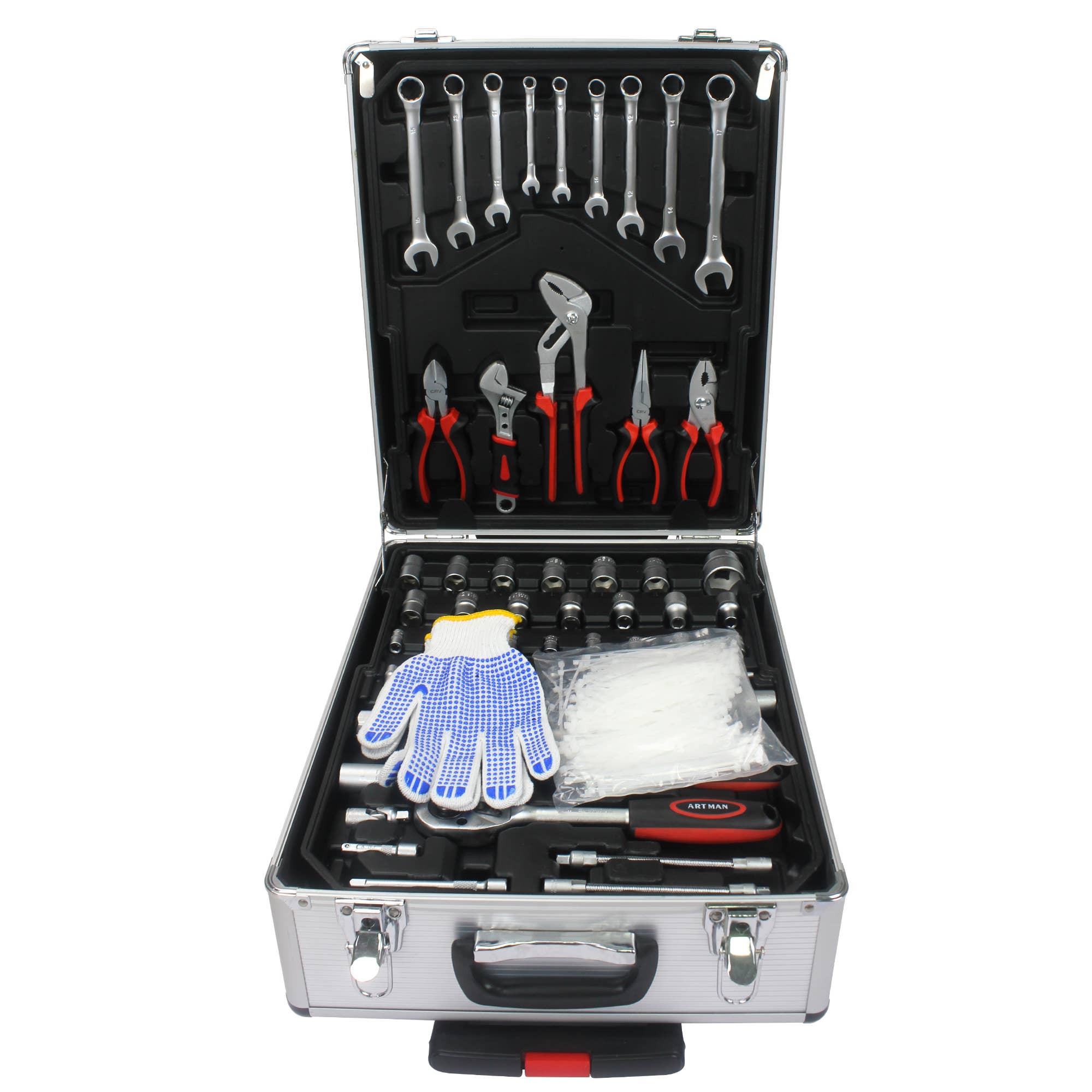 39F Inc. - Wholesale Tool Set - Home Repair Tool Set with Rolling Toolbox-4 Drawer28