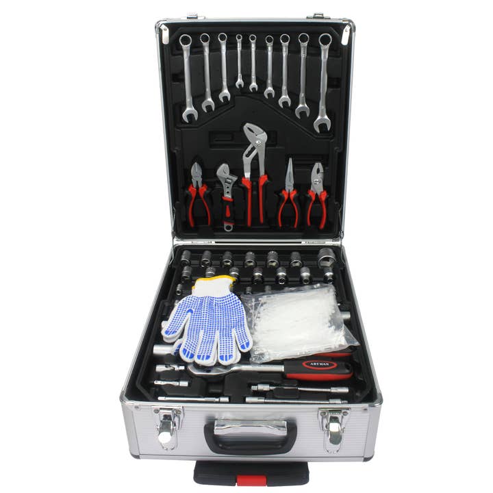 39F Inc. - Wholesale Tool Set - Home Repair Tool Set with Rolling Toolbox-4 Drawer28