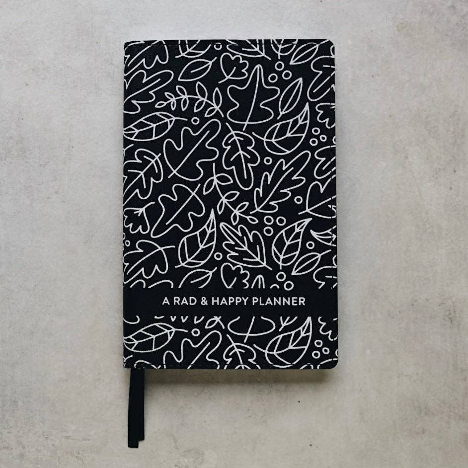 Rad & Happy - Wholesale Planner - 5x8 Undated Planner - Leaves Edition0