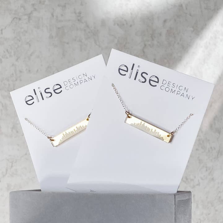 Elise Design Company - Wholesale Pendant/Charm Necklace - City Skyline Necklace