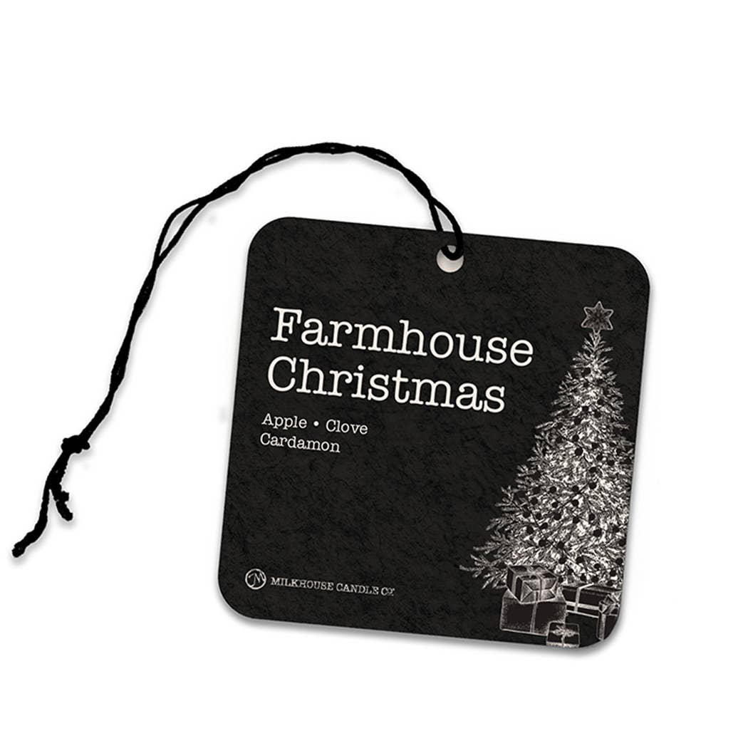 Milkhouse Candle Company - Wholesale Air Freshener - Car Freshener: Farmhouse Christmas0