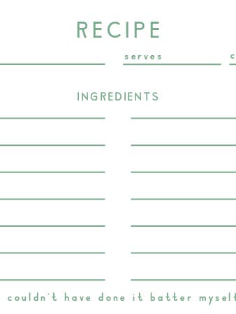 Mixed Recipe Cards - 5 pack for wholesale by Daley Kaye Studio