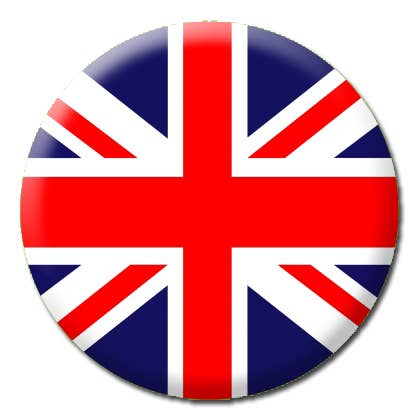 Distintivo Union Jack per la vendita all'ingrosso da parte di Dean Morris Cards